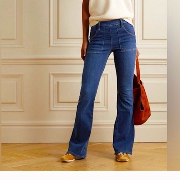 Frame Denim Women's Dark Blue Flare Jeans - Picture 1 of 7